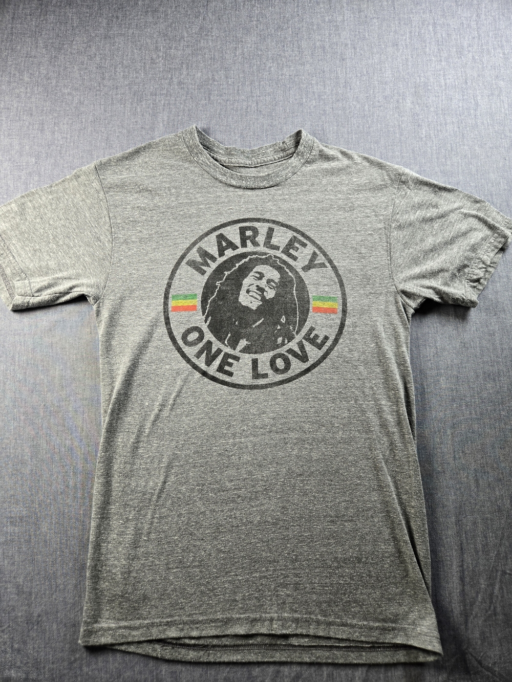 Zion Rootswear Gray 'Marley One Love' Short Sleeve Tee